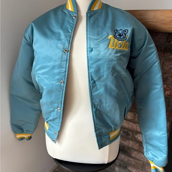 STARTER UCLA Quilted Bomber Jacket - Picture 1 of 5